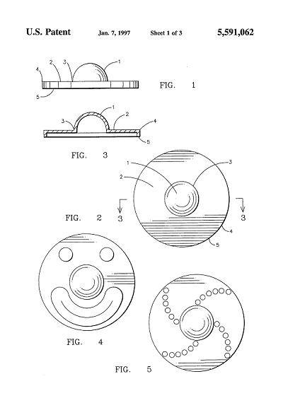 patent na fidget spinner rysunki z dokumentacji