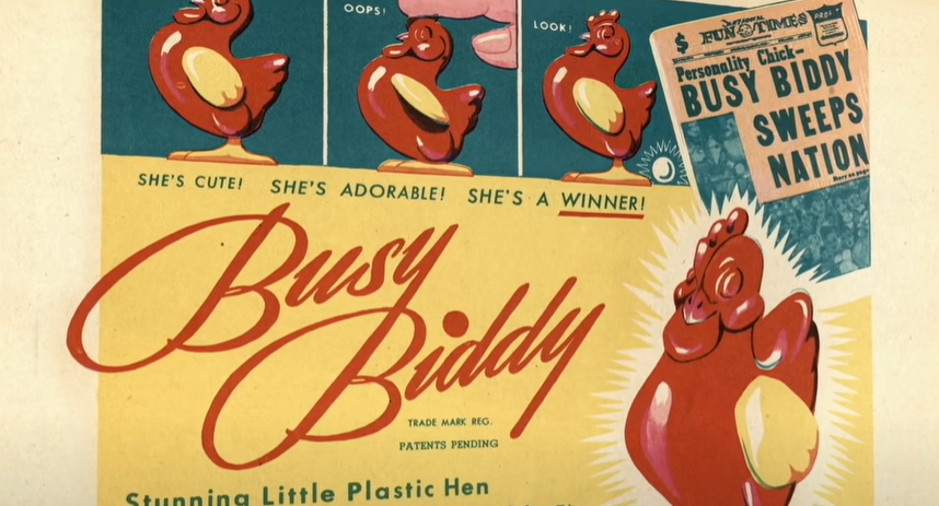 Busy Biddy - zabawka kura