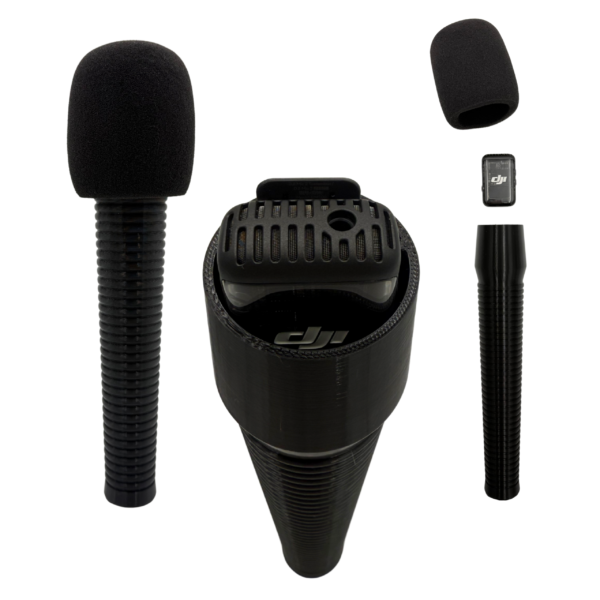 Rączka do DJI Mic 2 i DJI Pocket – zaprojektowana z myślą o wygodzie i jakości dźwięku. Idealna dla twórców, dziennikarzy i streamerów.